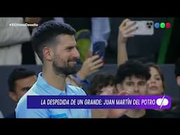 Novak Djokovic And Del Potro Crying After Juan Martin Del Potro's Final Match in Argentina