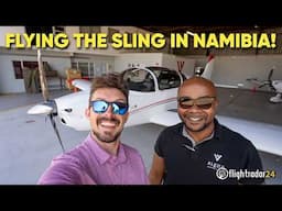 Intro flight on the SLING trainer in Windhoek (+ birdstrike in the sim!)