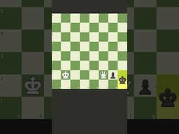 Queen vs. King and Pawn (important chess tactic)