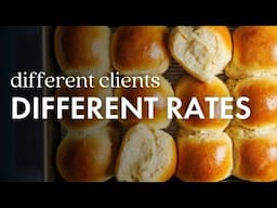 Different Rates for Different Clients | Pricing Food Photography - Part 2