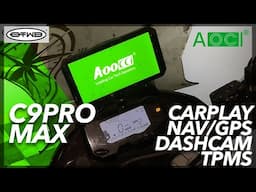 THE NEW AOOCCI C 9 PRO MAX - DASHCAM, NAVIGATION, TPMS