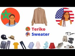 NECESSARY VOCABULARY: clothing & accessories | English To Darija (Moroccan Arabic)