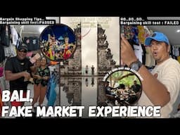 "Exploring the Fake Markets of Kuta, Bali | Bargain Shopping Tips"