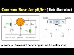 common base amplifier | common base amplifier small signal analysis | common base amplifier analysis