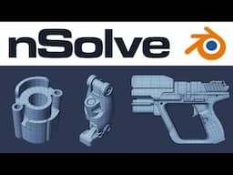 Unlock the Power of nSolve Addon for Hard Surface Modeling in Blender