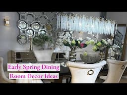 2025 EARLY SPRING DINING ROOM DECOR  |  HOW TO DECORATE A DINING ROOM |  Siterwell Smoke Detector