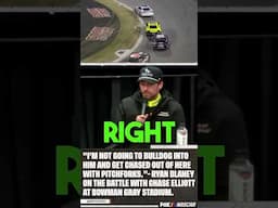 Ryan Blaney on battle with Chase Elliott in the CLASH 🏁👀 #NASCAR #CupSeries