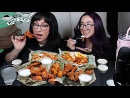 WINGSTOP MUKBANG WITH EVELYN