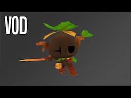 VOD: Hover, Attack, Carry Animation | #b3d #blender3d #animation #gamedev