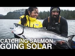 Kimi Werner catches her first king salmon in Alaska and becomes a lot more sustainable at home