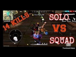 Free 🔥 Fire Solo 🆚 Squad Match Tricks & Tips.... #3 #gaming #freefire #1 #trending #