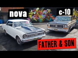 Father-Son Smokeshow with the GasRatz Customs Nova & C10 // Build Breakdown