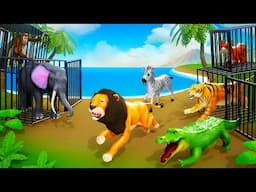 Wild Island Zoo Escape: Lions, Tigers, and Bears Run Free in Thrilling Adventure