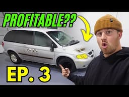 Flipping a MINI VAN in 2 Days! | Trade/Flip to Dream Car | EP 3!