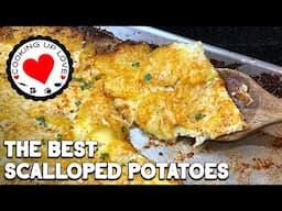 Scalloped Potatoes With Heavy Cream | Easy Scalloped Potatoes | Cooking Up Love