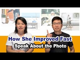 How She Improved fast on Speak about the Photo | Duolingo English Test | DET