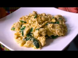 Scrambled Eggs with Spinach