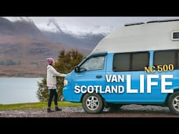 Vanlife Scotland - Korean Girls First Impression of Scotland - North Coast 500 Highland Road Trip