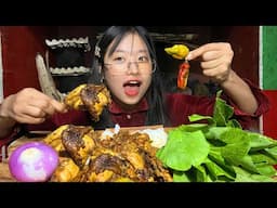 Chicken Mukbang With King Chilly | Iam Back |