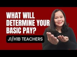 What will determine your basic pay in the US public schools