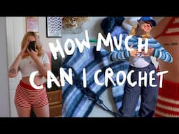 How much can I crochet in a week (more like a month oooops)