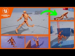 GASP Ragdoll and Dynamic Parkour - Free Unreal Project on GitHub