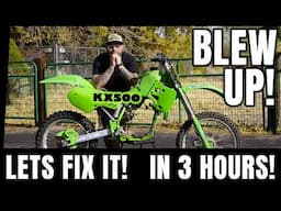 KX500 Blew up! lets fix it in 3 hours!