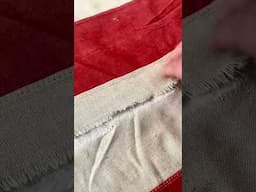 Mending a Vintage Flag Part 2