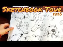 Flipping Through OLD SKETCHBOOKS! ✍(◔◡◔) Sketchbook Tour