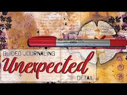 Guided Art Journaling SURPRISING DETAIL 🦋 Therapeutic art journaling