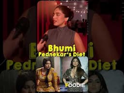 Bhumi Pednekar REVEALS her diet plan & fitness secrets #shorts #bhumipednekar