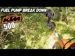 KTM Adventure Ride Break Down - Fuel Pump Died in the Middle of Nowhere