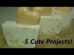 From the Vault: Valentine Melt and Pour Soap Tutorial: Loaf Soaps, Shaped Soaps, Embedded Soaps!