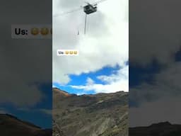 Sorry mom 😅 You Need to add the Nevis Bungee Jump to your bucket list 😳 #newzealand #bungeejumping