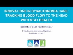 Innovations in Dysautonomia Care: Tracking Blood Flow to the Head with STAT Health