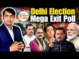 Delhi Elections Mega Exit Poll live.