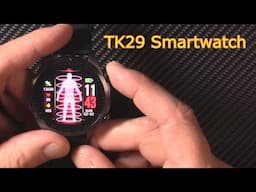 TK29 Smartwatch review | blood glucose blood lipid uric acid liver health SPO2 continuous heart rate