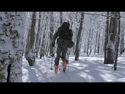 Skiing the Wilds! ~ 4 Day Winter Camping with Tarp & Backpack