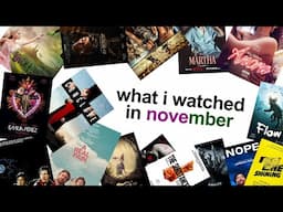 what i watched in november