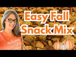 Easy Fall Snack Idea | Pumpkin Spice Chex Mix Recipe