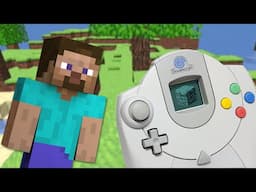 Playing "Minecraft" on the Sega Dreamcast!