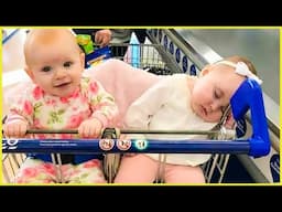 Shopping With Funniest Babies - Cuteness Overload At The Mall || Peachy Vines