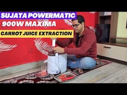 Carrot Juice In Sujata Powermatic Maxima Juicer | Sujata Powermatic Maxima Juicer Review & Demo