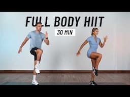 30 Min Full Body Workout - Cardio & Strength - No Jumping, No Equipment, No Repeat