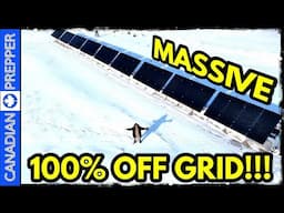 100% OFF GRID! Deep Winter SOLAR System, -40° DEGREE READY! Canada Install