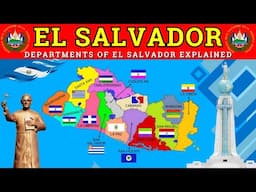 El Salvador Geography Explained 🇸🇻 | Departments of El Salvador | #elsalvador