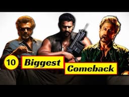 10 Actors Who Made Strong Comeback After Flop Movies | Prabhas, SRK, Rajini, Bollywood, South