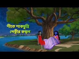 শীতে শাকচুন্নি পেত্নীর কম্বল | Shakchunni Cartoon | Bangla Golpo | Bengali Rupkotha | Story Bird