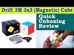 Cubelelo Drift 3M 3x3 (Magnetic) Stickerless Speed Cube Unboxing & Review #rubikscube #speedcube