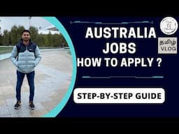 How to apply Jobs? Australia Jobs in Tamil| Salary Guide| Australia PR| Australia Tamil Vlog| Seek